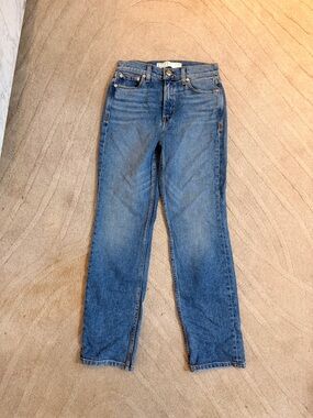 AYR the Yes Yes Yes Blue Straight-Leg Jeans